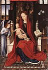 Virgin Enthroned with Child and Angel